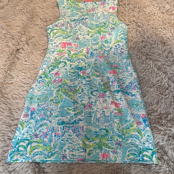 Lilly Pulitzer Women's Harper Shift Dress What A Lovely Place Knit - Picture 4 of 8